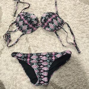 Strappy push-up Hollister bikini top